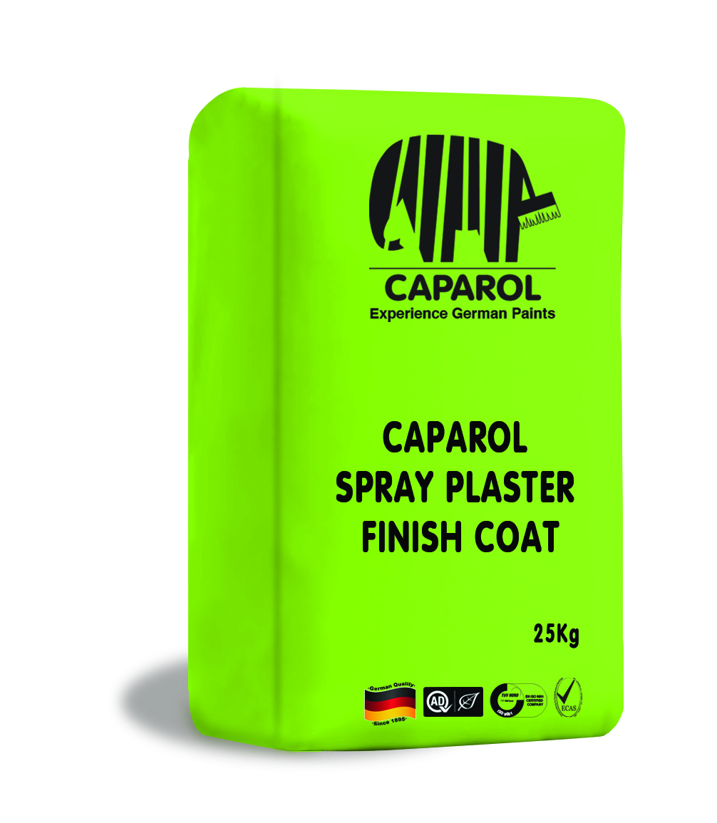 Caparol Spray Plaster FinishCoat - Ready-Mix, Paste-Like, Synthetic-Resin Dispersion Filler/Skim-Coat, Fine For Interior (25 kg Bag)
